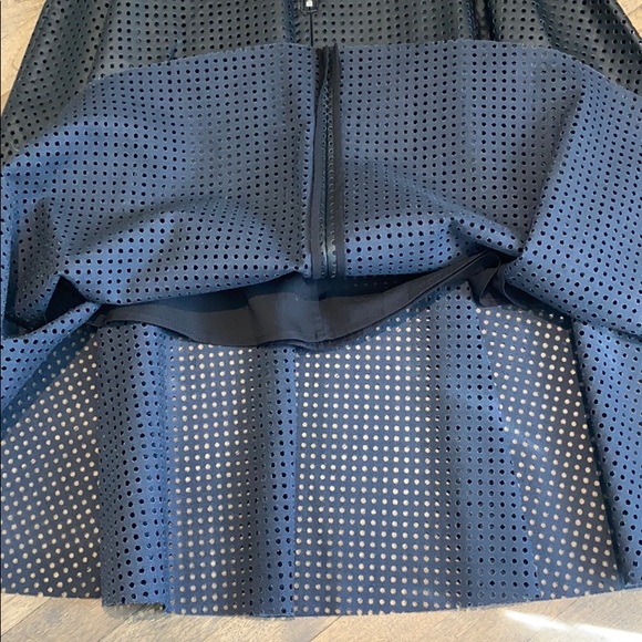 Club Monaco Perforated Faux Leather Skirt - Picture 3 of 3